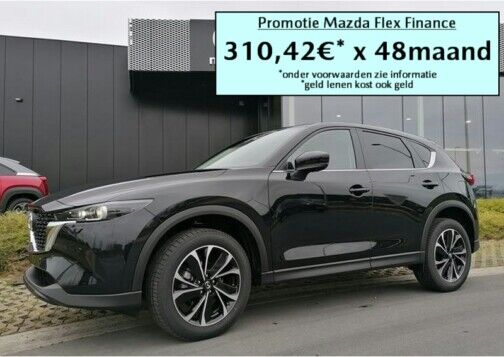 Stockwagen Mazda CX-5 M-Hybride benzine zwart manueel kopen bij Garage Dochy Izegem