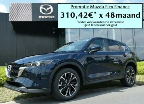 Stockwagen Mazda CX-5 M Hybride Deep Crystal Blue Advantage kopen bij Garage Dochy Izegem 