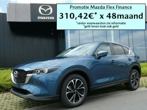 Stockwagen Mazda CX-5 M Hybride Eternal Blue Advantage kopen bij Garage Dochy Izegem 