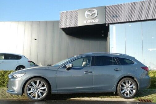 Mazda 6 break 2021 benzine Skycruise tweedehands directiewagen kopen bij Garage Dochy Izegem
