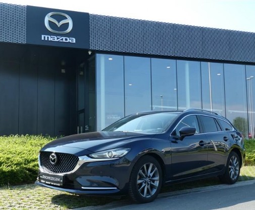 Mooie tweedehands Mazda 6 break kopen in benzine bij Garage Dochy Izegem