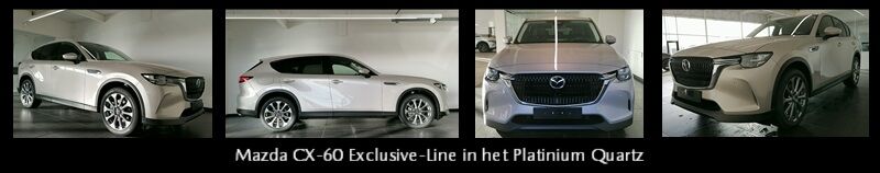 Nieuwe Mazda CX-60 Platinium Quartz kopen bij Garage Dochy Izegem
