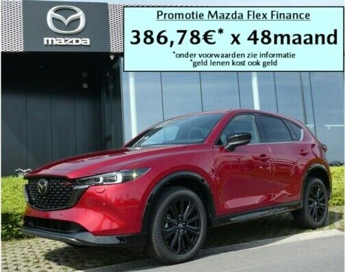 Stockwagen Mazda CX-5 Homura Soul Red automaat Hybride benzine kopen bij Garage Dochy Izegem