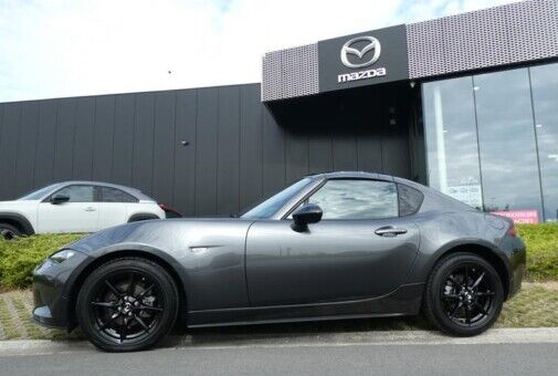 Tweedehands Mazda MX-5 RF cabrio kopen in Machine Gray bij Garage Dochy Izegem