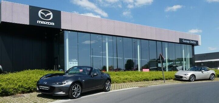 Mooie Mazda MX-5 cabriolet directiewagen met extra korting kopen bij Garage Dochy Izegem