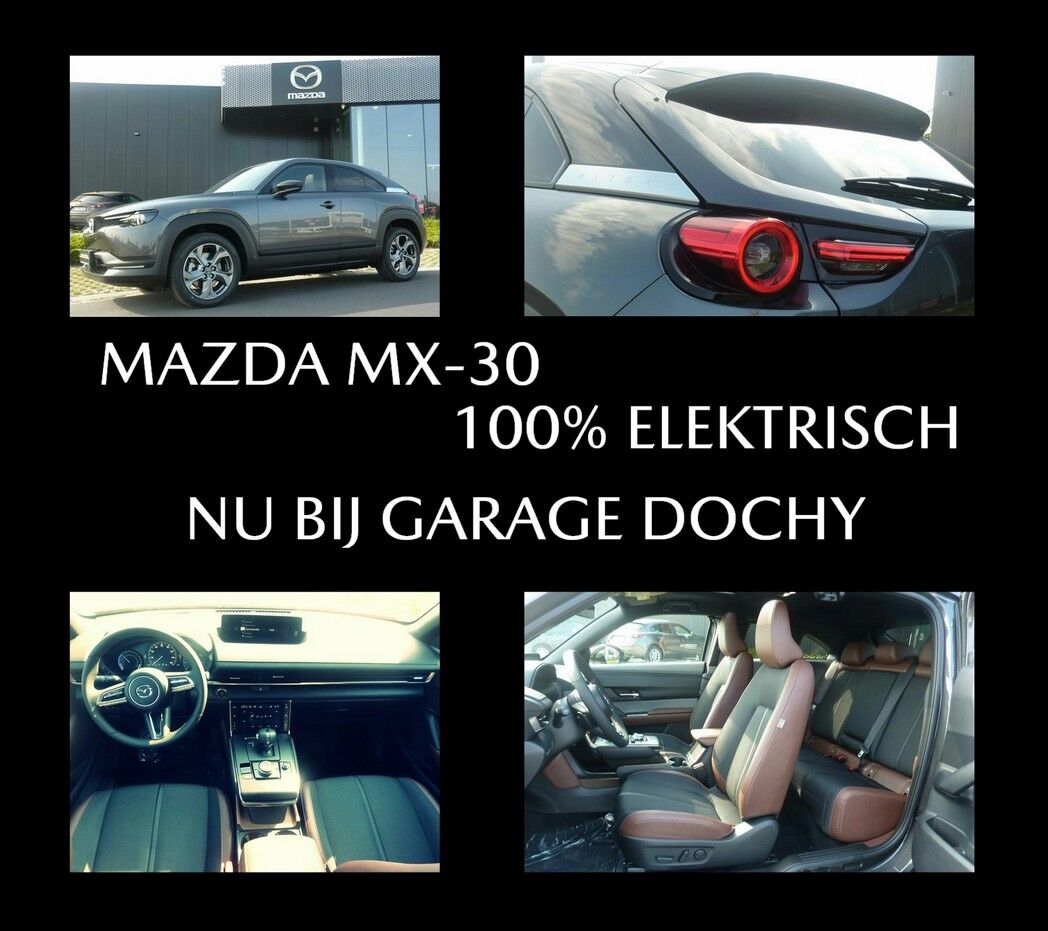 Een bijzondere elektrische ervaring ? Ontdek de Nieuwe Mazda MX-30 nu bij Garage Dochy Izegem !