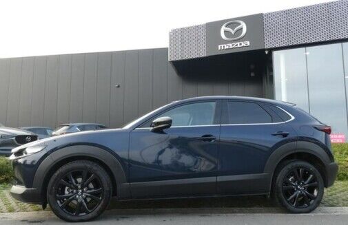 Nu voordelig Mazda CX-30 Deep Crystal Blue 150pk Hybride benzine kopen bij Garage Dochy Izegem