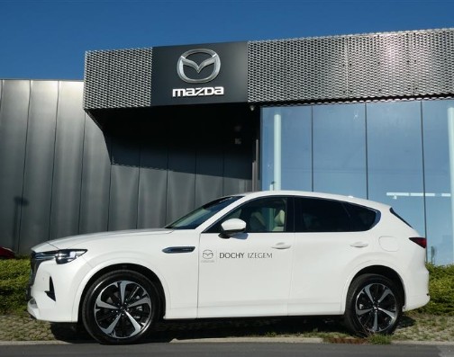 Rhodium White Mazda CX60 Takumi kopen AWD Plug In bij Garage Dochy Izegem